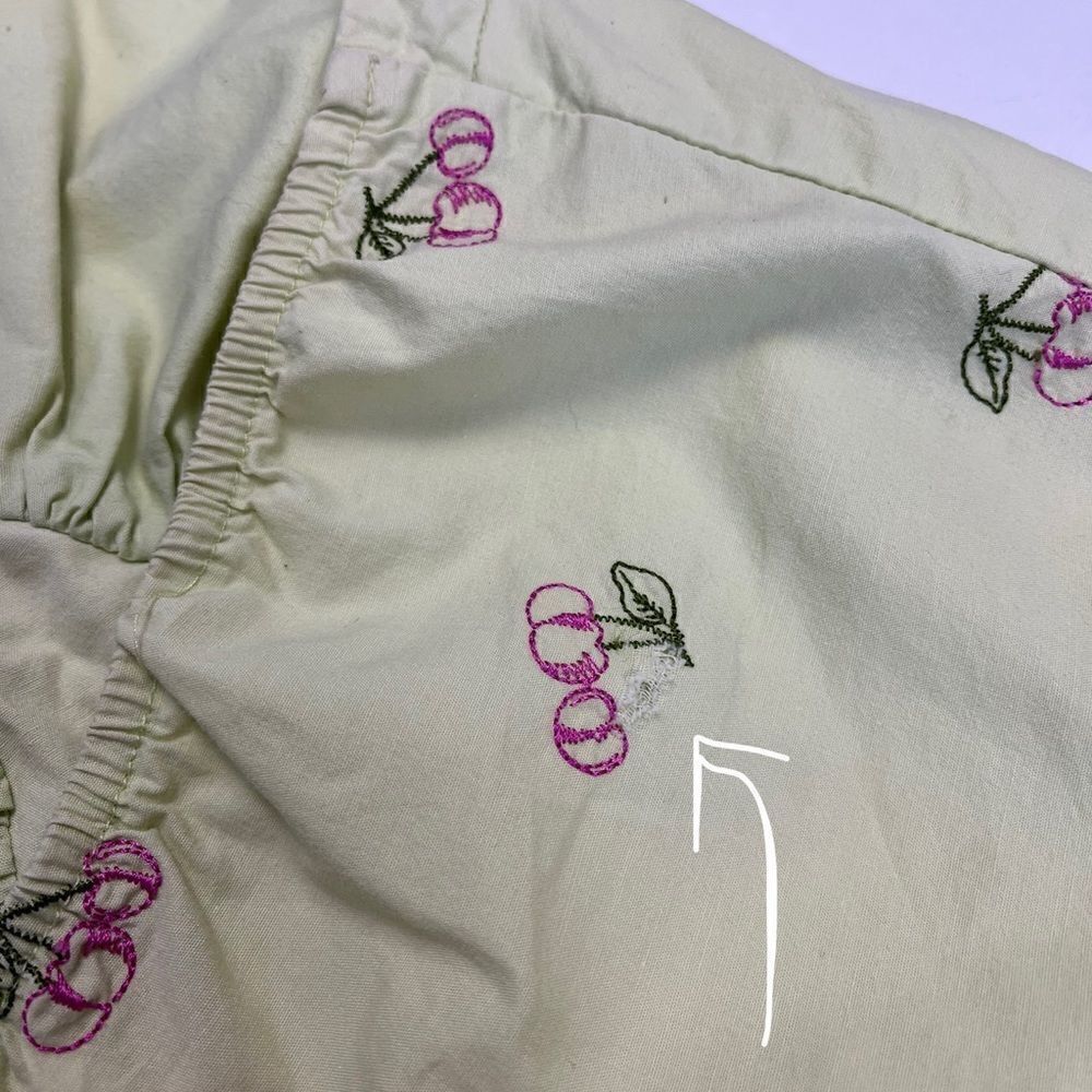 Vintage Embroidered Halter Cherry Dress - Picture 11 of 12